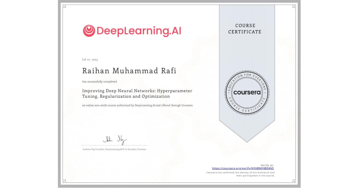 Deep Learning AI