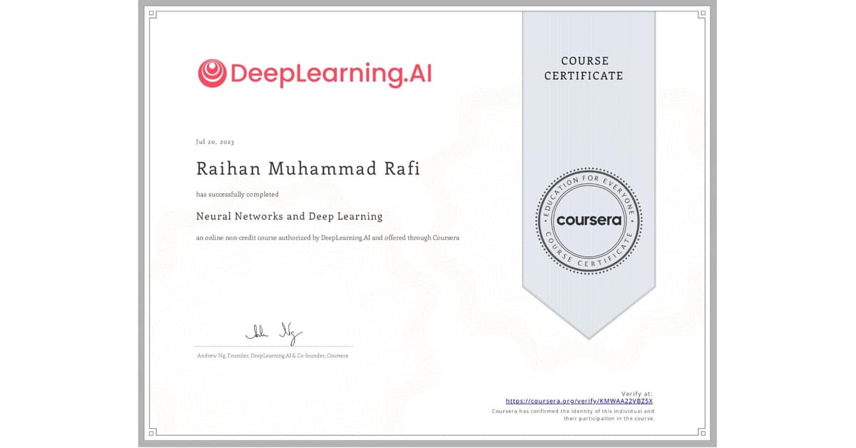 Deep Learning AI